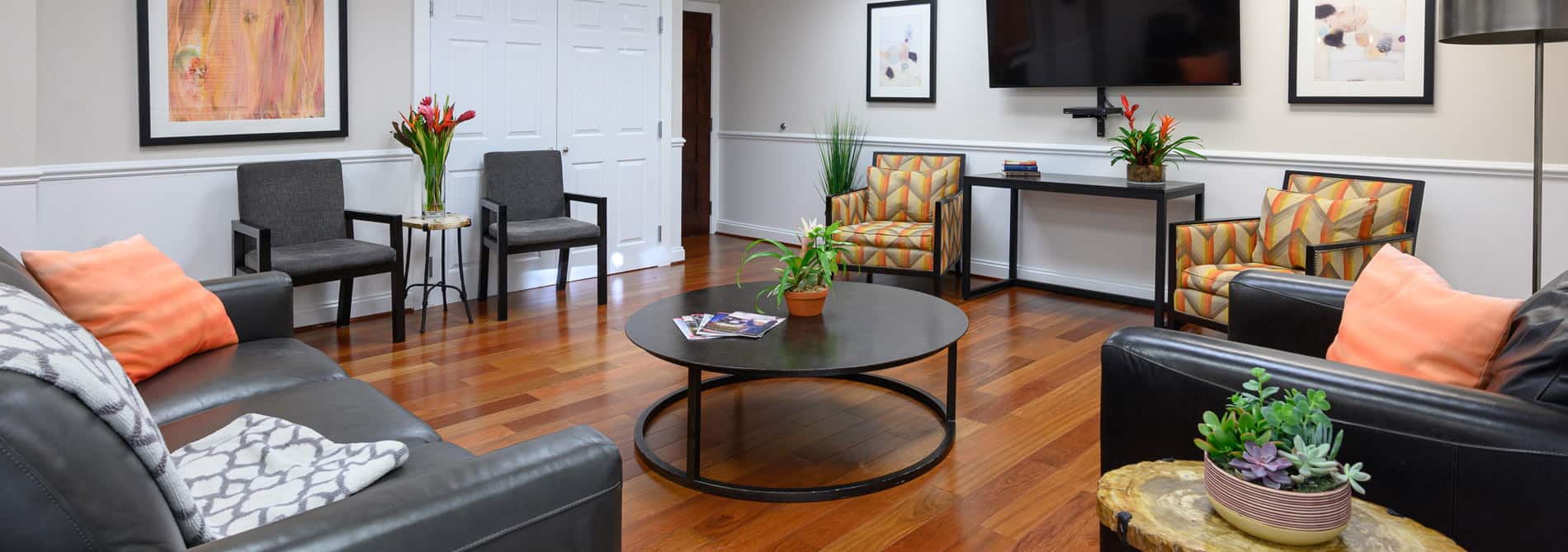 Residential Mental Health Program Group Room at Hanley Center