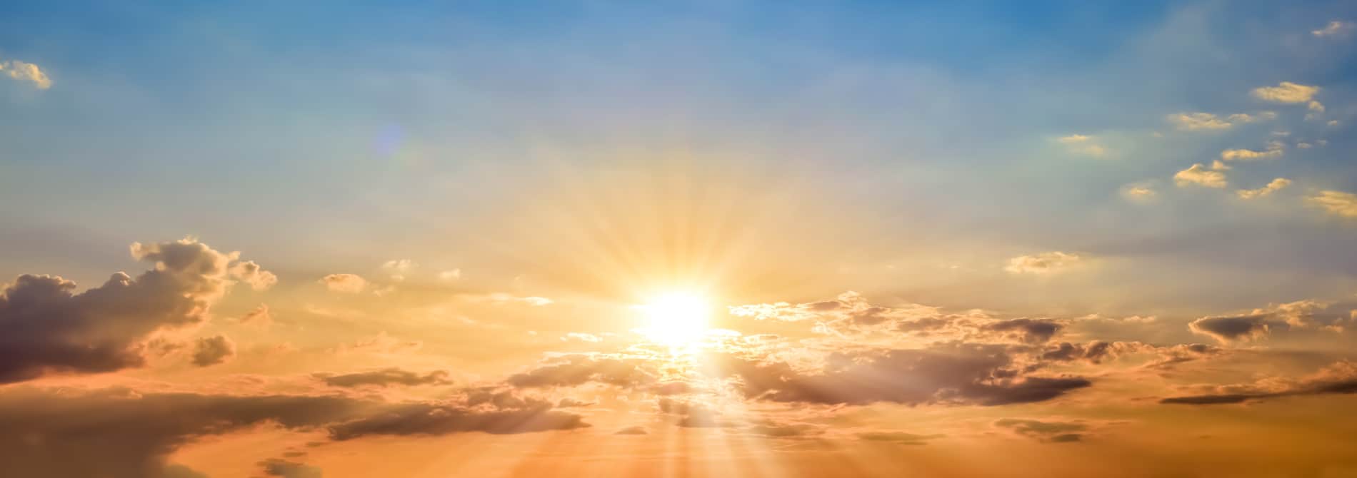 Photo of the sun in the sky symbolizing a spiritual awakening.