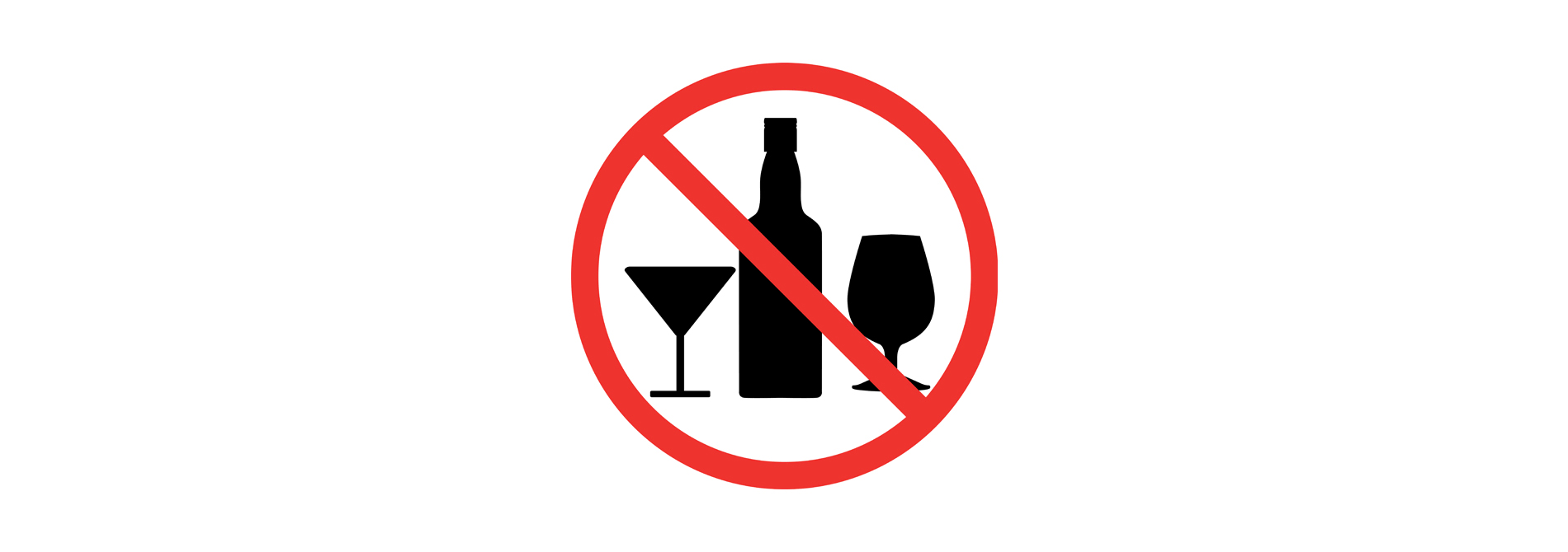 graphic depicting no alcohol