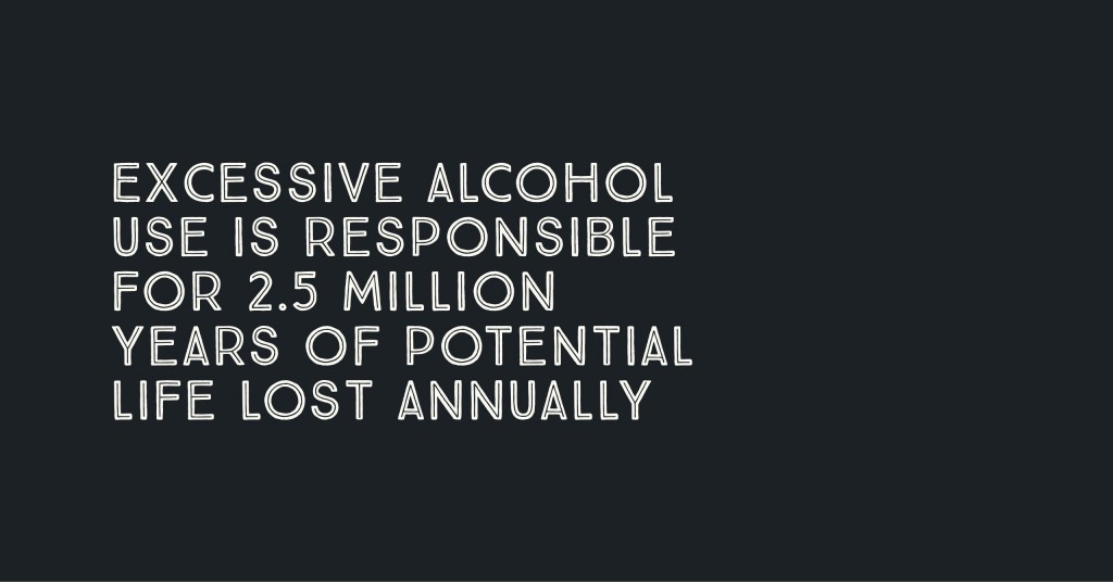 Graphic with stat on alcohol use