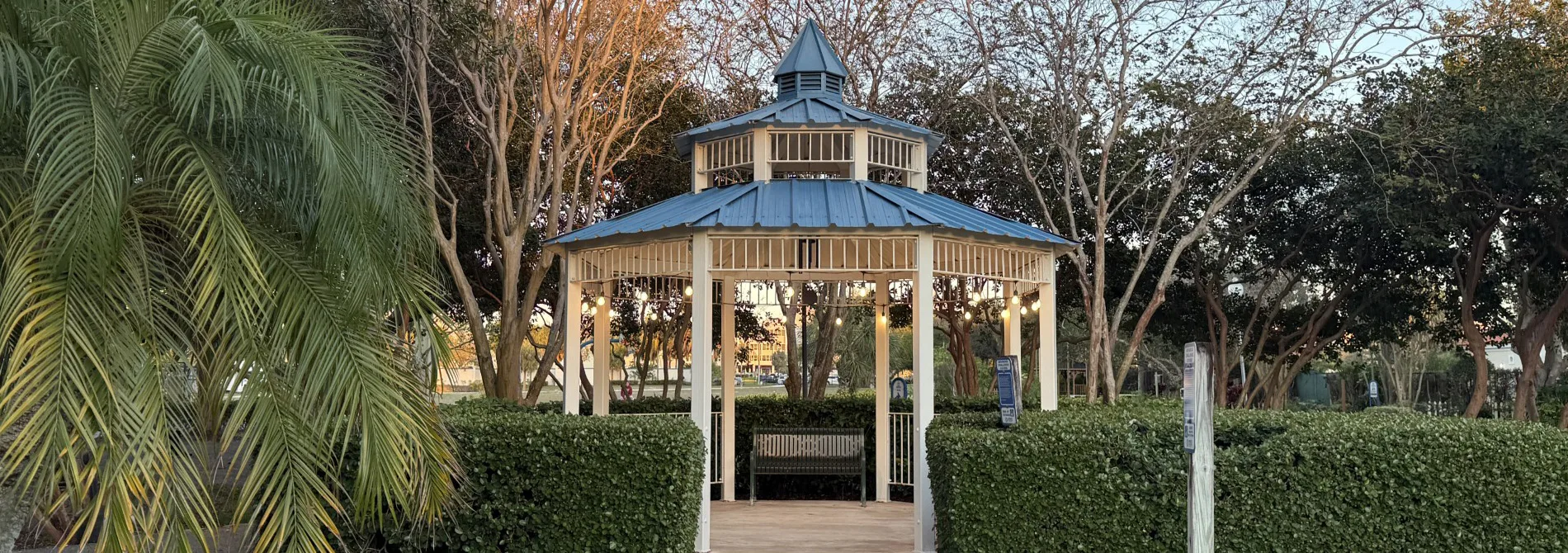 Gazebo at Hanley Center