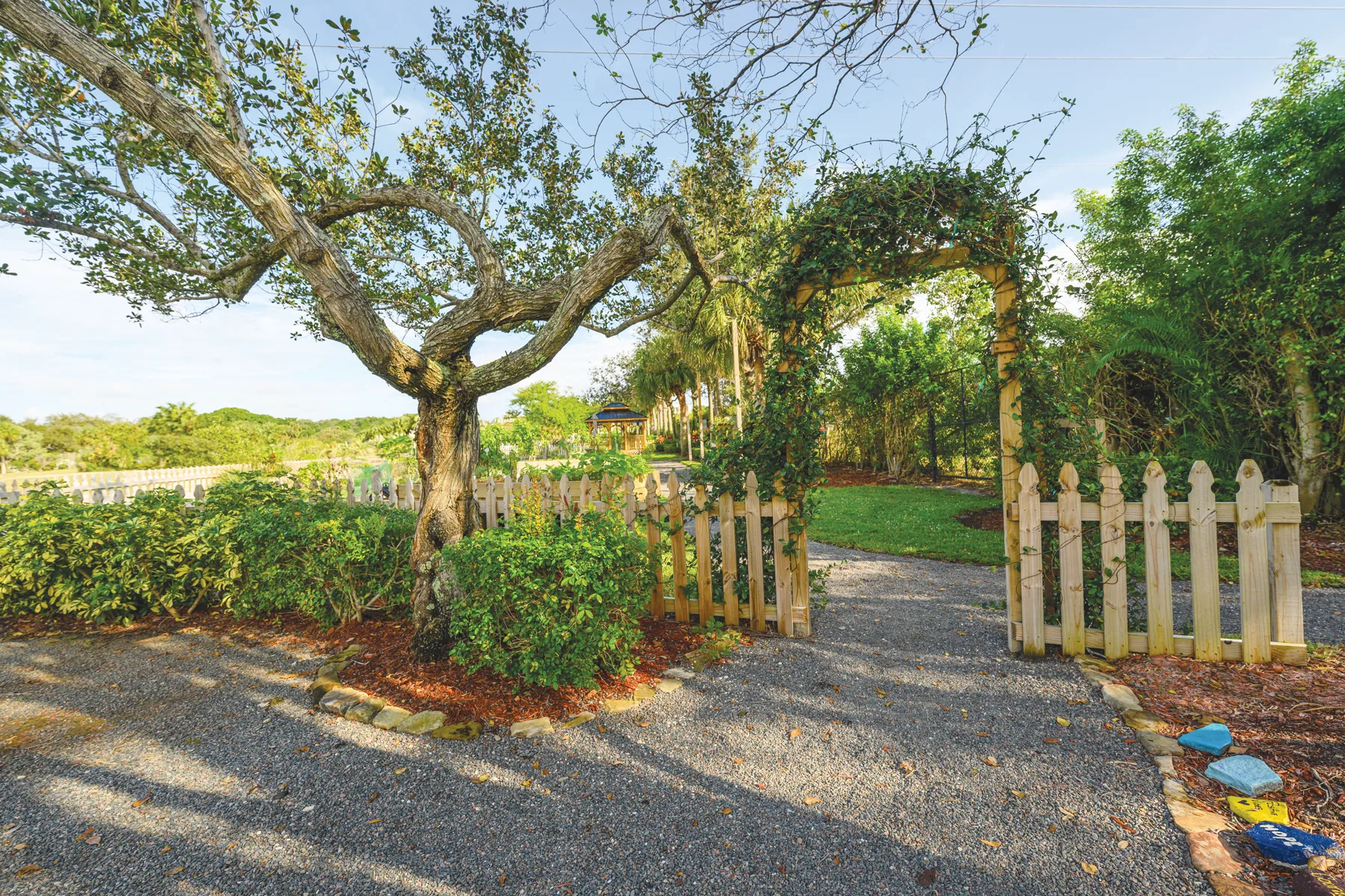 Outdoor space at Hanley Center