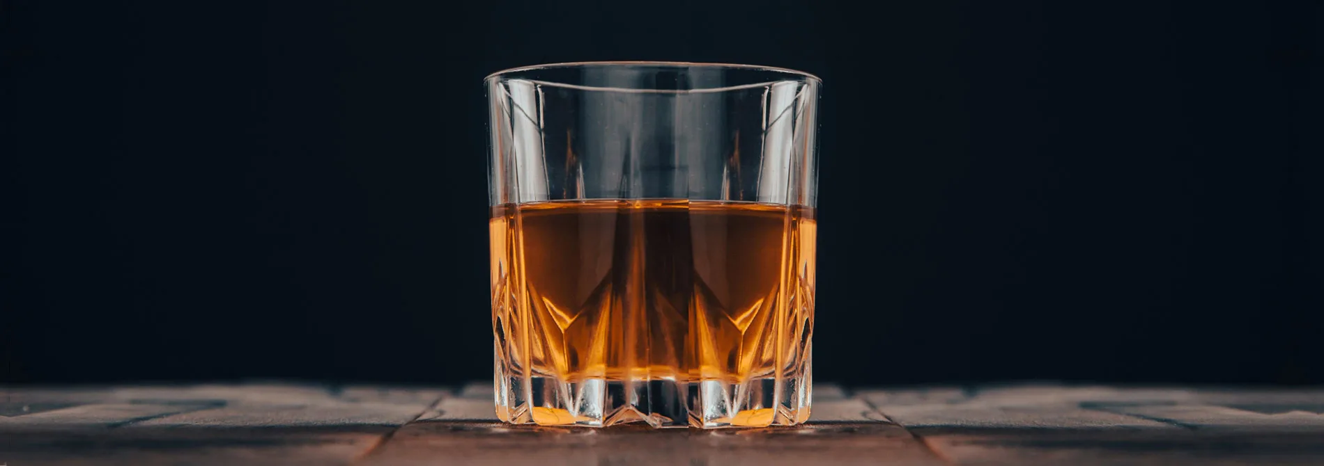 glass with alcohol in it